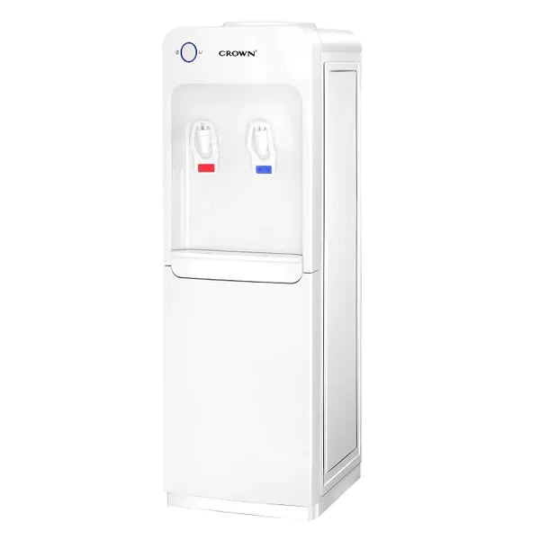 Hot & cold free‑standing water dispenser, 0.7 L/h cool, 5 L/h heat – Crown CWD‑1922W