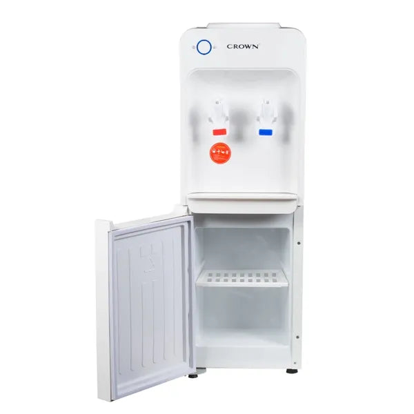 Hot & cold free‑standing water dispenser, 0.7 L/h cool, 5 L/h heat – Crown CWD‑1922W