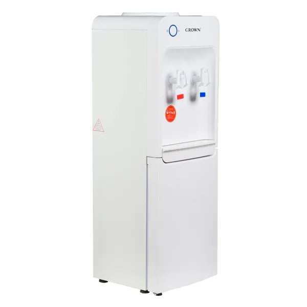 Hot & cold free‑standing water dispenser, 0.7 L/h cool, 5 L/h heat – Crown CWD‑1922W