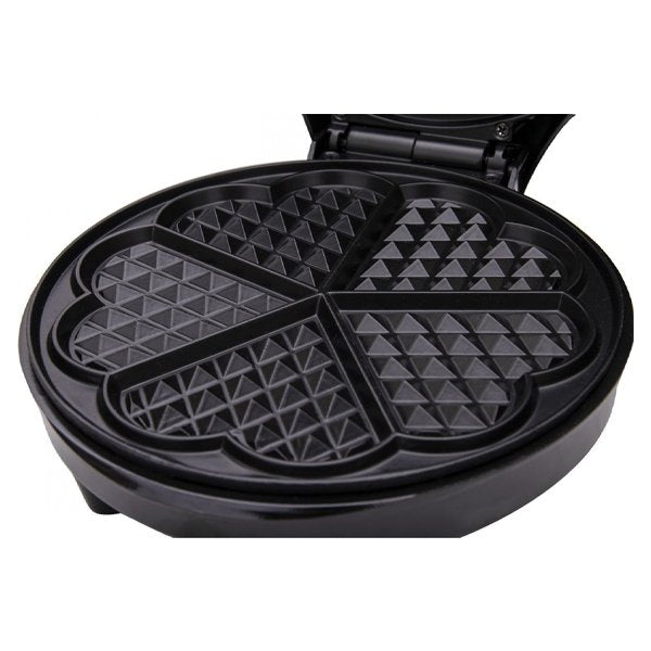 Rosberg R51442GB Heart Waffle Maker – 1200W, 5 Waffles