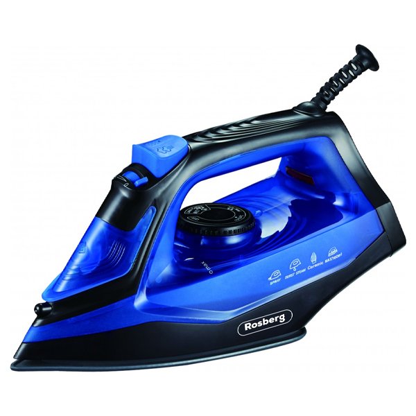 Rosberg R51050G Ceramic Steam Iron – 2200W, 160ml Tank