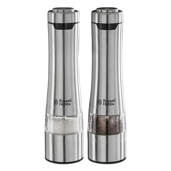 Stainless steel, salt and pepper, grinder, spice mill, RUSSELL HOBBS