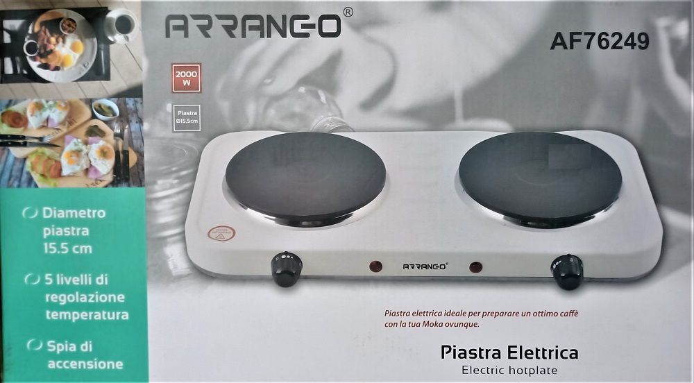 2000W, double, electric plate, electric cooker, Arrango