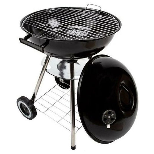 Kettle-type, barbecue, charcoal BBQ, round grill, black, BENSON GARDEN