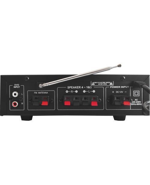 35W + 35W, surround sound, amplifier, bluetooth, USB, SD, FM, AMP-521