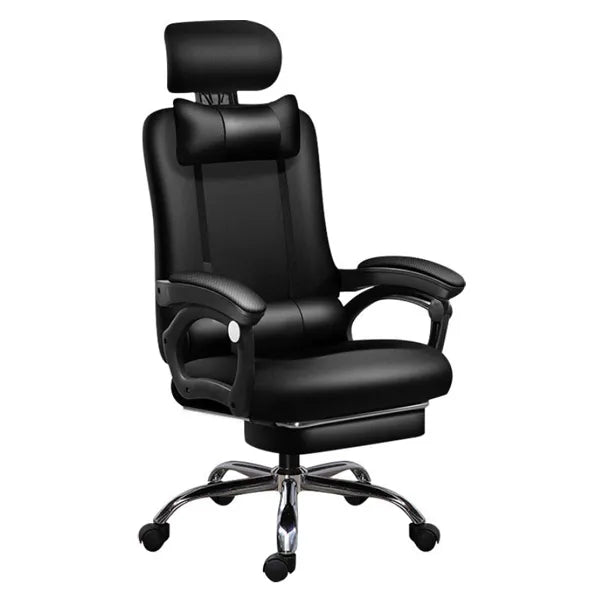Office chair, fabric, sliderail armrests, black