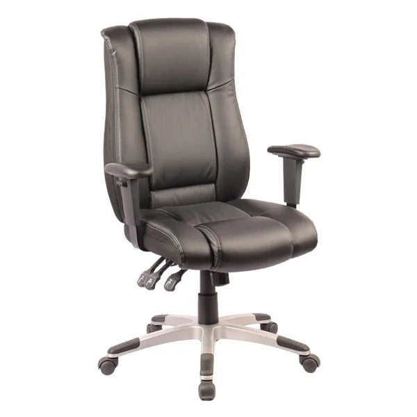 Office Chair, PU Leather, Black, BELEM OGDEN