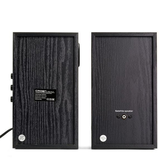 50W, PC speakers, sound system , Crown Micro Black Wood 2.0