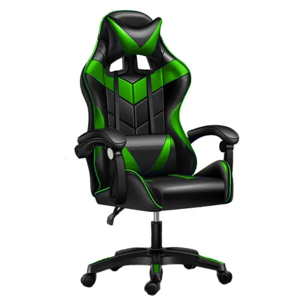 Gaming chair, PU leather, black-green, CIS 2023-1