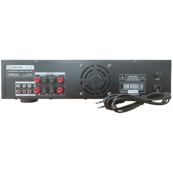300W, stereo amplifier, AV-300