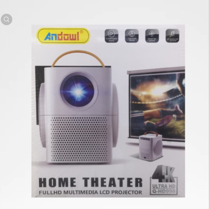 Projector 4K Full HD WiFi Stereo Speakers Andowl Q-D998