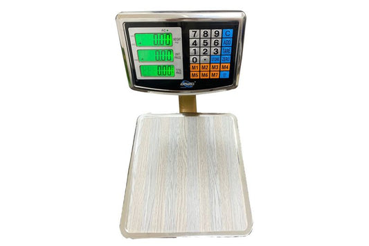 100 Kg Professional digital scale dual display, calculation and price storage *Driwei B35 *