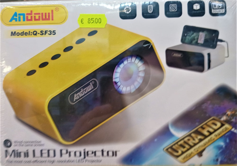20w, mini projector, led projector, movies,images,music player, Q-SF35, Andowl