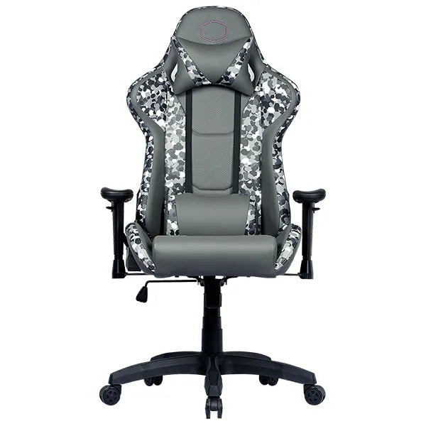 Gaming chair, pu leather, black-grey, Coolermaster Caliber R1S CAMO