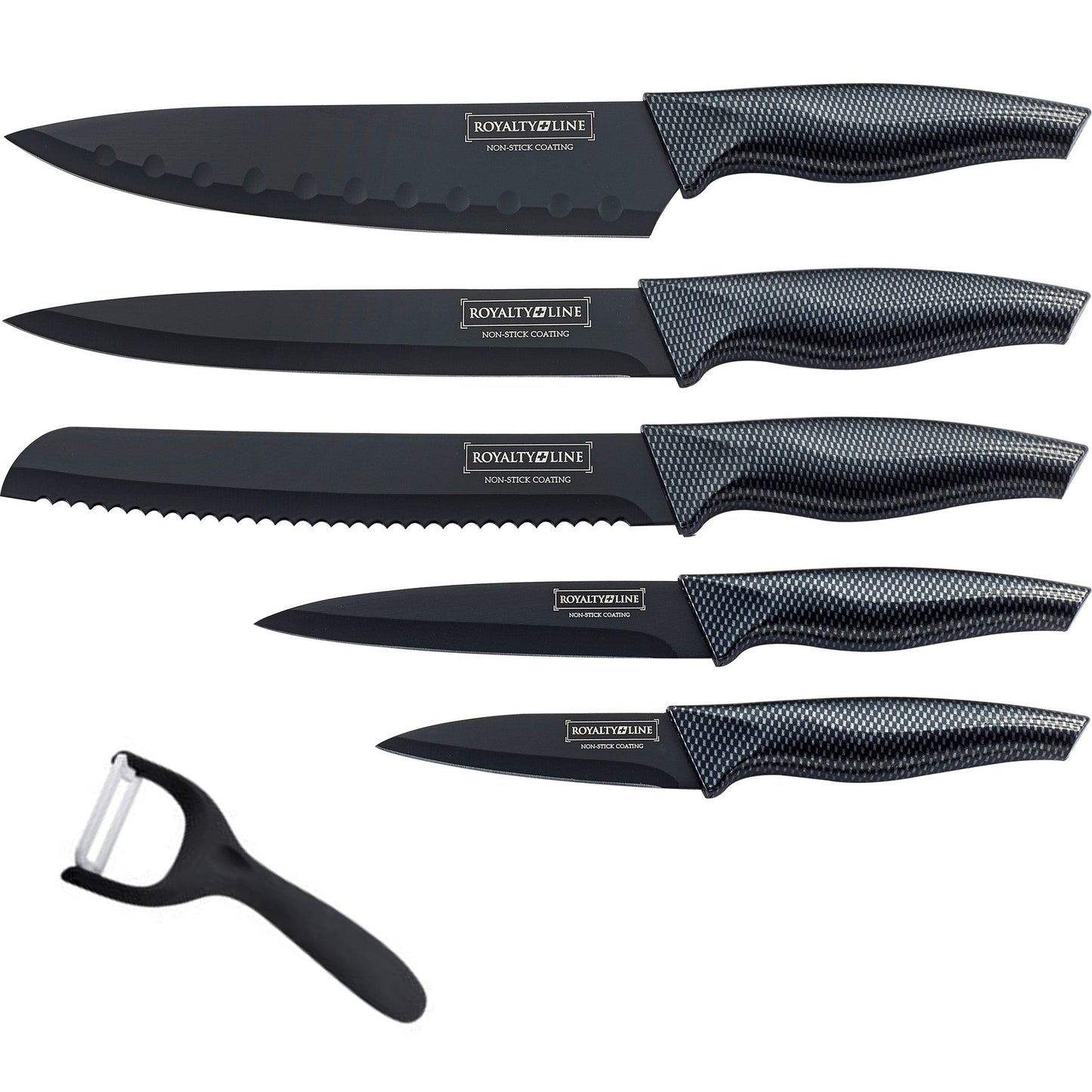 5pcs, knife set, royalty Line, RL-CB5