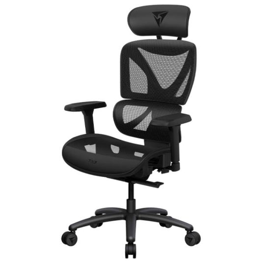 Gaming Chair, Fabric, Black, THUNDERX3 XTC Mesh