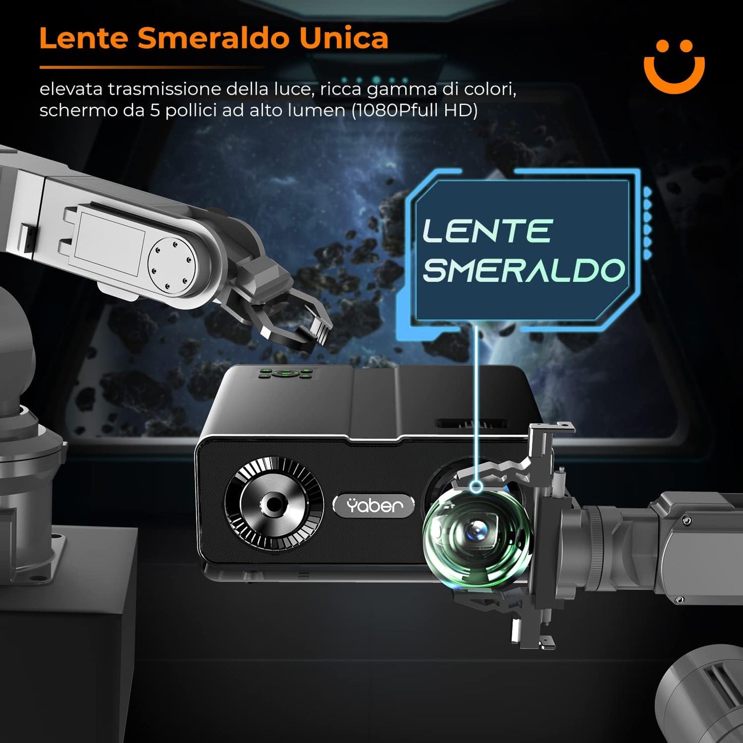 1080P, full HD, led projector, 5G WiFi, bluetooth, YABER V10 9000L