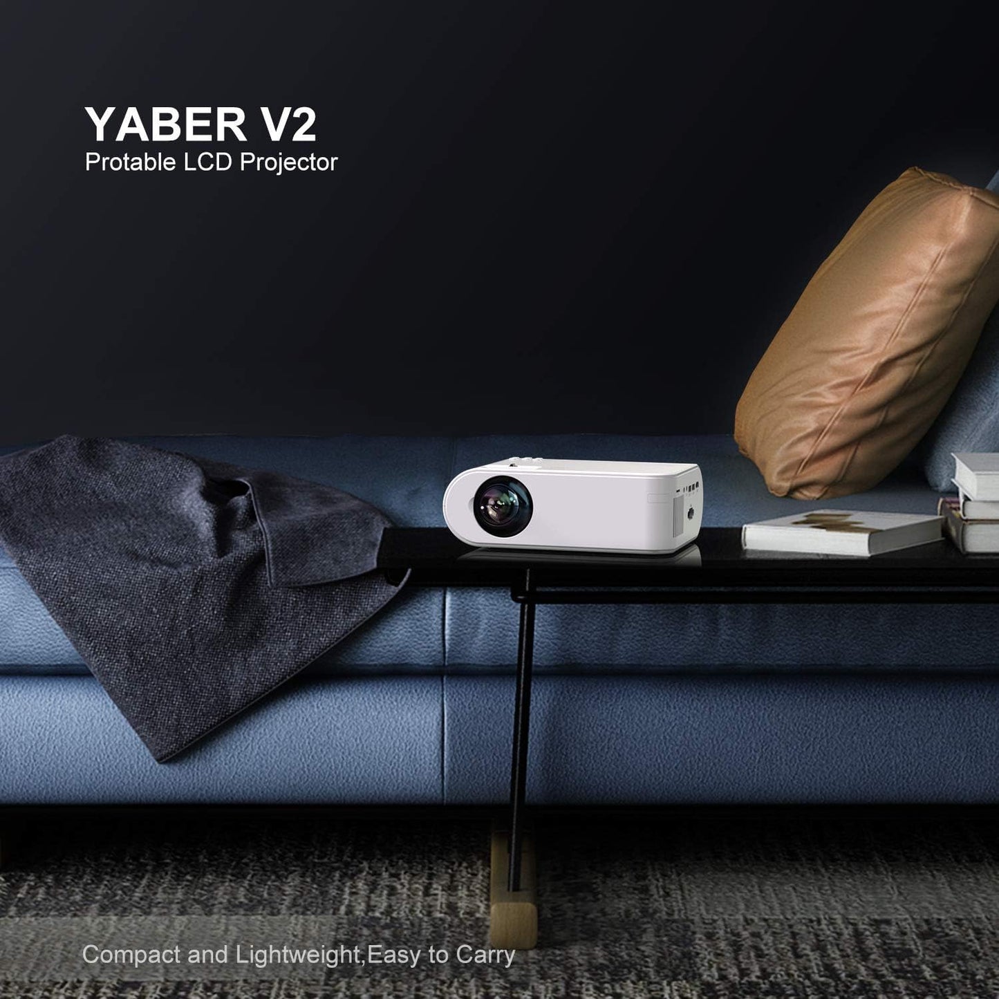1080P, full HD, led projector, 5G WiFi, bluetooth, YABER V2