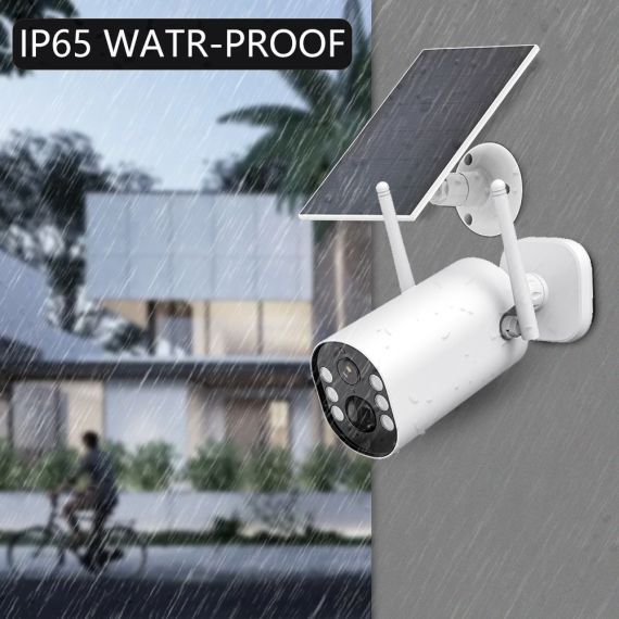 2Mpx, 1080p, WiFi, IP camera, solar panel