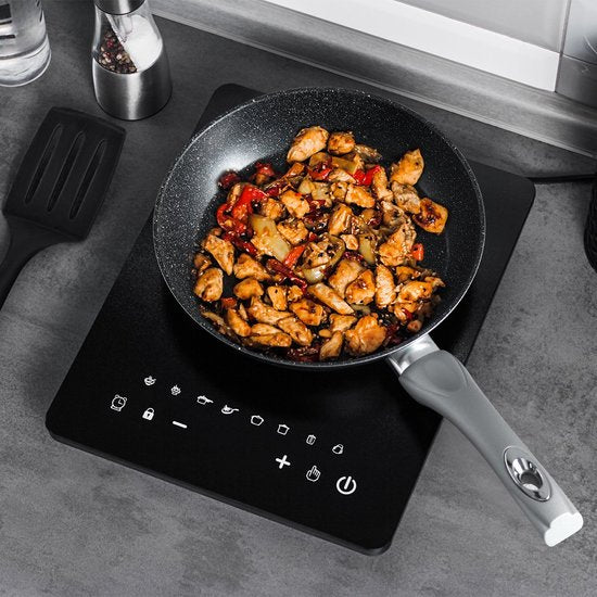 RoyaltyLine FM3F Frypan Set – 20/24/28cm Silver Marble