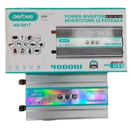 4000 watt, 12v, DC to AC Inverter, Aerbes AB-Q017