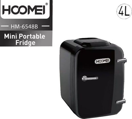 4lt, portable fridge, 12v-220v, Hoomei HM-6548-B