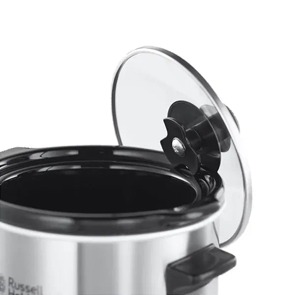 145W, 2.0Ltr Slow Cooker, Silver/Black