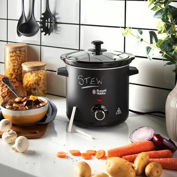 3.5Ltr Slow Cooker, 200W, Chalk board, Black