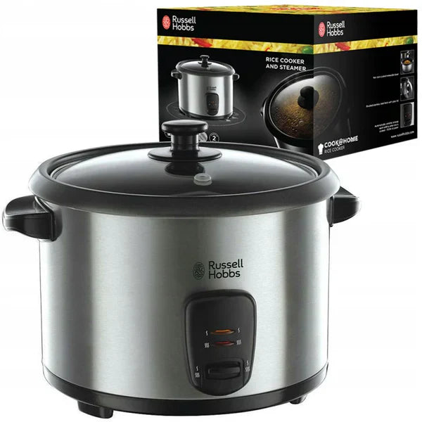 1.8Ltr Rice Cooker, 700W, Silver/Black