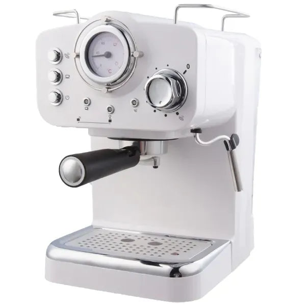 1100W, coffee machine, cappuccino-espresso, white, Arielli KM-501W