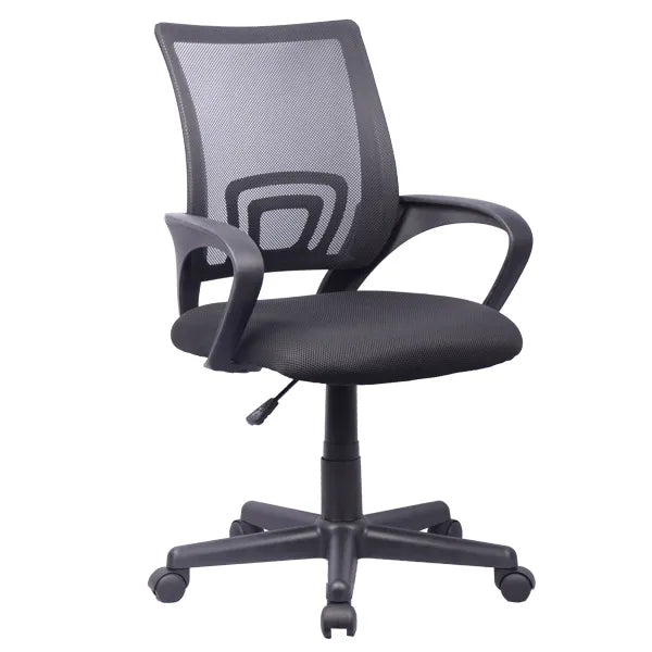 Office Chair, Fabric, Fixed Armrests, Black