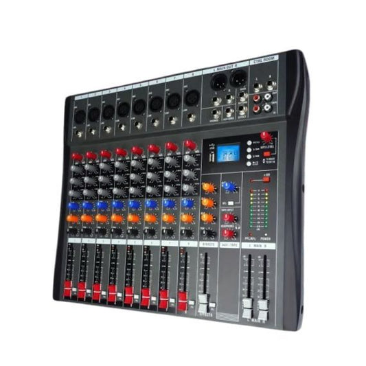 6-channel, Professional Mixer, with DSP effects and Bluetooth/USB