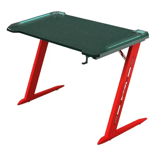 120cm, gaming desk, Black/Red, RGB led lighting, CIS 120