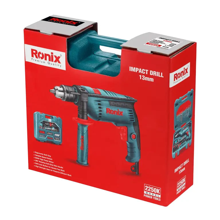 Electric Impact Drill kit 850W-13mm-keyed