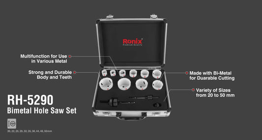 Bimetal Hole Saw set (10pcs)