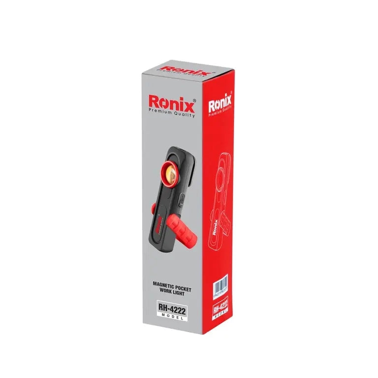 500lm, magnetic pocket, work light, RONIX RH-4222