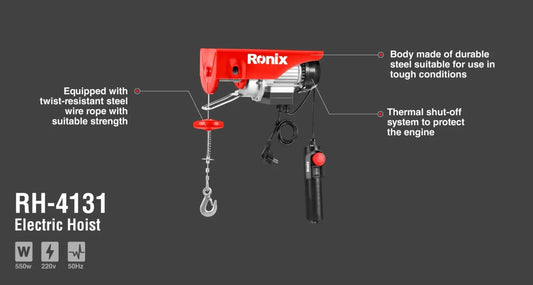 18m-300kg, electric hoists RONIX RH-4131