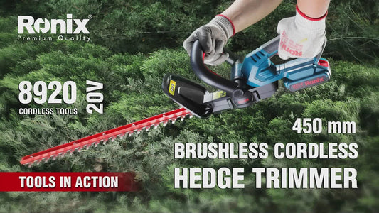 Cordless, hedge trimmer, no battery , RONIX 8920