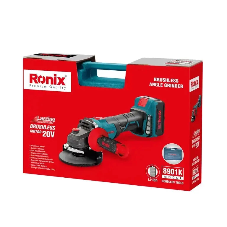20V, cordless, mini angle grinder, RONIX 8901K