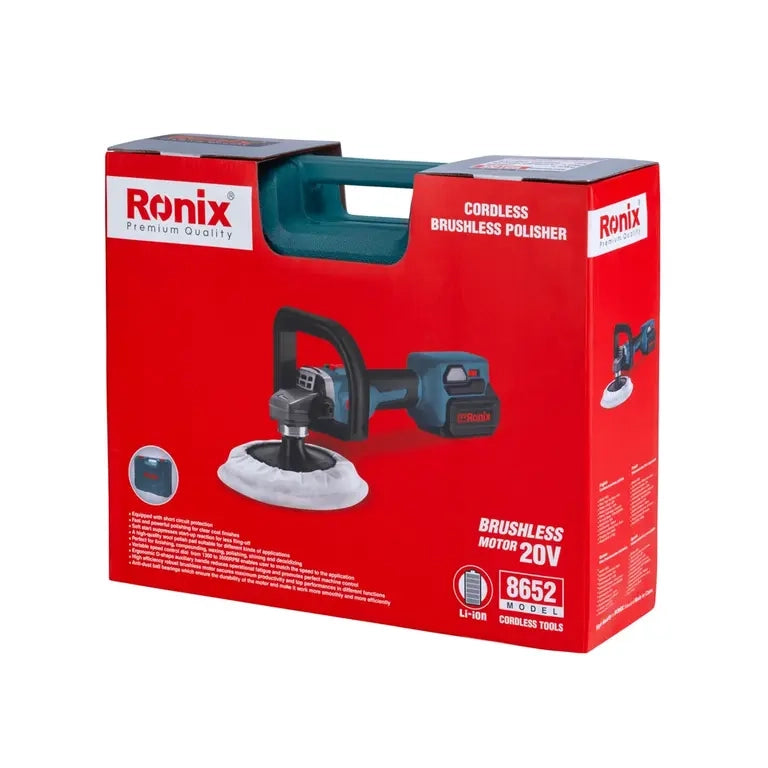 20V, cordless polisher, RONIX 8652