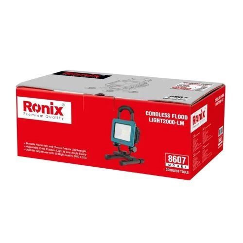 20v, cordless flood light, RONIX 8607