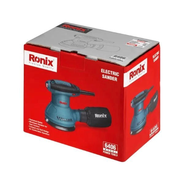 12000 RPM, 320W, electric, orbital sander, 125mm, RONIX 6406