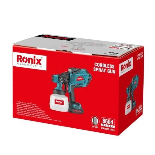 20v, cordless spray gun, RONIX 8604