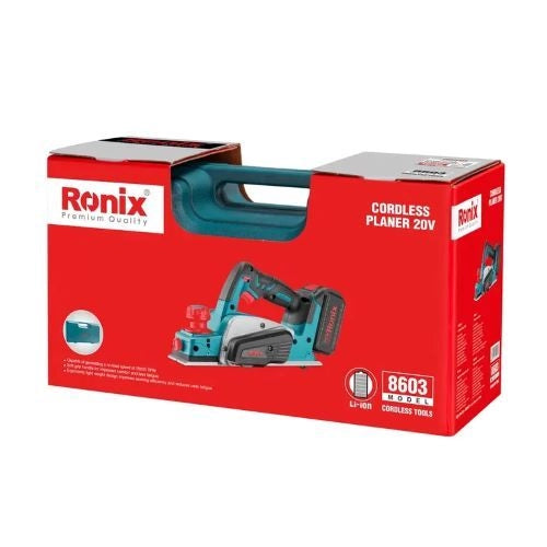 15000RPM- 20V, cordless planer, RONIX 8603