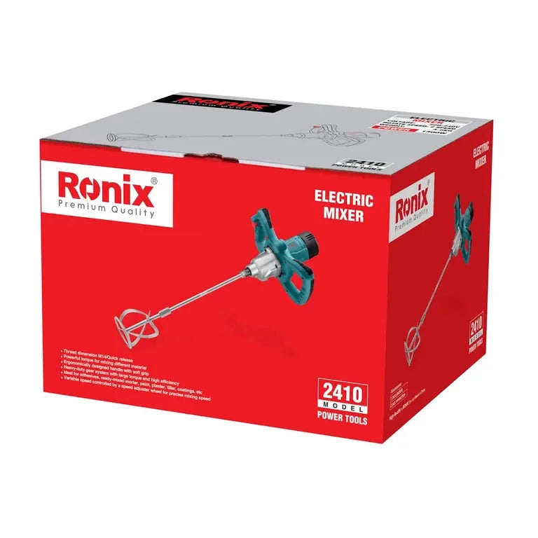 1300W, electric mixer, double speed, heavy-duty applications, RONIX 2410