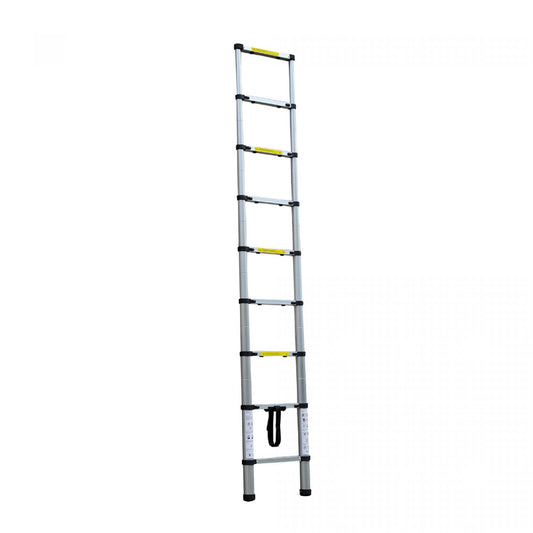 Aluminum Telescopic Ladder with Anti Slip Footing - 2.6M