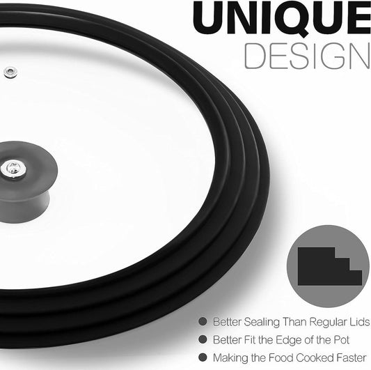 Royalty Line RL-FS2M: 3 Pieces Saucepan Set with Marble Coating Gray