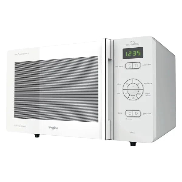 25Ltr 800W Microwave Oven with 800W Grill, WHIRLPOOL Chef Plus