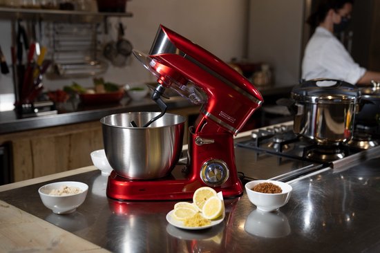 1900W, Multifunctional Mixer, Kitchen Machine, Red