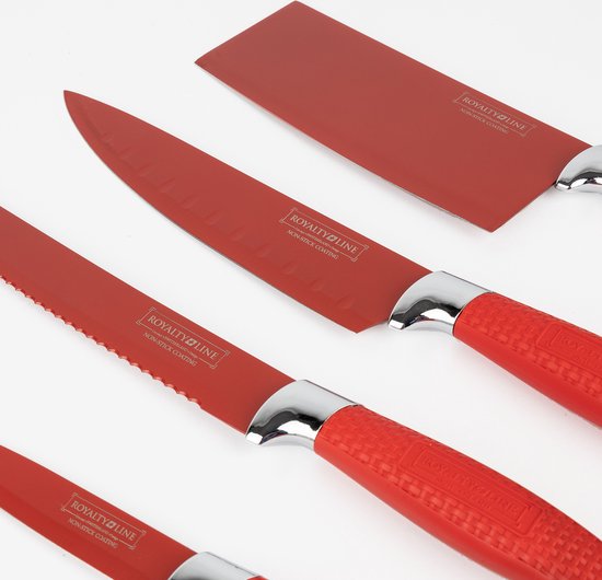 8 pcs, kitchen knife set, spinning rack, Royalty Line